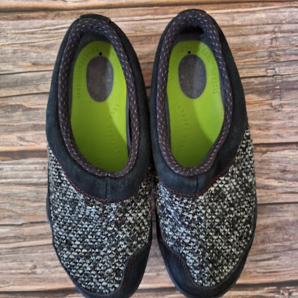 Kuru Women's Slippers slide shoes Grey and Black Size 8 - Picture 3 of 6